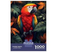 Rompecabezas para Adultos De 1000 Piezas Colorful Parrot in Tropical Foliage Rompecabezas Juegos De Relajación Desafío Difícil Reducción del Estrés Regalos 70x50cm/1000pcs