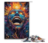Rompecabezas para Adultos de 1000 Piezas Colorido Rompecabezas de fantasía del Dios del Sol. Cada Pieza es única. Juego Familiar desafiante y Divertido. 1000 Piezas (38 x 26 cm).