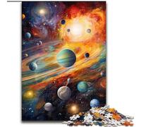Rompecabezas para Adultos de 1000 Piezas, Colorido Universo, Regalo para Adultos, Juego Interactivo Familiar, desafío Mental (tamaño: 26x38cm)