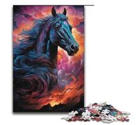 Rompecabezas para Adultos de 1000 Piezas Colorido y psicodélico de Dark Horse con Galaxia. Cada Pieza es única. Juego Familiar desafiante y Divertido. 1000 Piezas (38 x 26 cm).