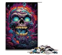 Rompecabezas para Adultos de 1000 Piezas Coloridos Rompecabezas de Demonios psicodélicos Juguetes Divertidos 1000 Piezas (75 x 50 cm)
