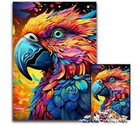 Rompecabezas para Adultos de 1000 Piezas, Coloridos Rompecabezas de Loros, Ideales para diversión Familiar, relajación y Regalos navideños, 26x38cm/10,23x14,96 Pulgadas.