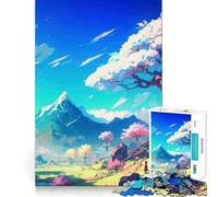 Rompecabezas para Adultos de 1000 Piezas,con Bellas imágenes de la Naturaleza,Ajuste, diseño artístico,lógica y Habilidad Juego de Ritmo Lento Regalo Ideal para Navidad (38x26cm)