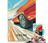 Rompecabezas para Adultos de 1000 Piezas con Coches geniales, Juegos educativos, Corte de precisión, colección de Artistas, Bellas Artes 38x26cm