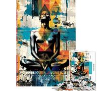 Rompecabezas para Adultos de 1000 Piezas con Coloridos Chakras pósteres decoración de Pared Regalos para Mujeres cumpleaños y Navidad (tamaño 50x75cm)