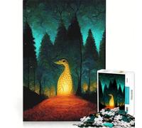 Rompecabezas para Adultos de 1000 Piezas con Criaturas fantásticas del Bosque Juego Educativo Regalo de cumpleaños Ideal para Decorar el Escritorio 38x52cm