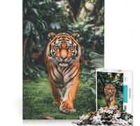 Rompecabezas para Adultos de 1000 Piezas con Datos fascinantes sobre los Tigres Un Juego práctico, Divertido y con Humor Colección de Artistas Bellas Artes 50x75cm