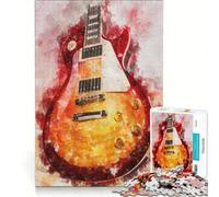 Rompecabezas para Adultos de 1000 Piezas con diseño de Acuarela de Les Paul Ideal para Decorar Paredes Divertido y Original Perfecto como Regalo de cumpleaños o Navidad 38x52cm