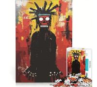 Rompecabezas para Adultos de 1000 Piezas con diseño de Calavera y espíritu al Estilo Basquiat Juego práctico difícil y desafiante Toda la Familia 50x75cm