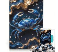 Rompecabezas para Adultos de 1000 Piezas con diseño de Cangrejo Kintsugi, Ideal para Relajarse, interactuar Entre Padres e Hijos, Pertenece a la colección de Artistas y es una Obra de Bellas Artes