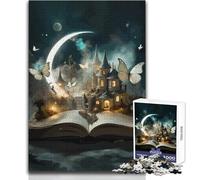 Rompecabezas para Adultos de 1000 Piezas con diseño de Castillo Encantado, Ideal para Relajarse y Disfrutar del Tiempo Libre, con un Mecanismo de Enclavamiento preciso, tamaño 38x26cm