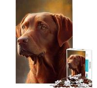 Rompecabezas para Adultos de 1000 Piezas con diseño de Chesapeake Bay Retriever Ayuda a ejercitar el Cerebro Regalos para Mujeres Juegos Familiares Apto para Mayores de 14 años 50x75cm