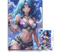 Rompecabezas para Adultos de 1000 Piezas con diseño de Chica angelical de Anime, análisis de Juegos y lógica, Regalo de Amigo Secreto, tamaño 38x52cm