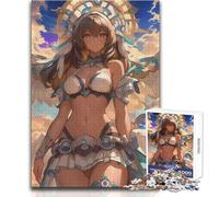 Rompecabezas para Adultos de 1000 Piezas con diseño de Chica angelical de Anime, Ideal para Juegos, análisis y lógica, Regalo de Amigo Secreto, tamaño 38x26cm