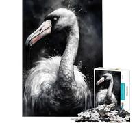 Rompecabezas para Adultos de 1000 Piezas con diseño de flamencos en Acuarelas Juegos Juguetes adictivos para Cultivar la Paciencia Un Gran Regalo para los Amantes de los Juegos Diseño de Montaje