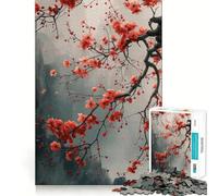 Rompecabezas para Adultos de 1000 Piezas con diseño de Flor de Cerezo,Fabricado en Japón,de Primera Calidad,Ideal para desarrollar la Inteligencia y el Desarrollo Personal Un artístico