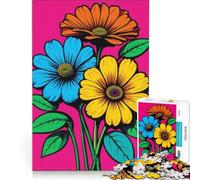Rompecabezas para Adultos de 1000 Piezas con diseño de Flores de jardín, Ideal para Jugar en Familia, desarrollar el Pensamiento analítico y lógico, y Regalar a Amigos y Familiares 50x75cm