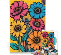 Rompecabezas para Adultos de 1000 Piezas con diseño de Flores de jardín, Ideal para Jugar en Familia, desarrollar el Pensamiento analítico y lógico, y Regalar a Amigos y Familiares 38x26cm