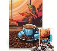 Rompecabezas para Adultos de 1000 Piezas con diseño de Granos de café, Juego práctico, difícil y desafiante, Toda la Familia 50x75cm