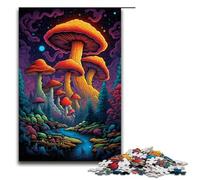 Rompecabezas para Adultos de 1000 Piezas con diseño de Hongos de Colores. Ayuda a ejercitar el Cerebro. Juguetes adictivos para Cultivar la Paciencia. 1000 Piezas (75 x 50 cm).