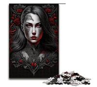 Rompecabezas para Adultos de 1000 Piezas con diseño de La Belleza en la Oscuridad Ideal para ejercitar el Cerebro Juguetes adictivos para Cultivar la Paciencia 75x50cm