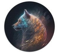 Rompecabezas para Adultos de 1000 Piezas con diseño de Lobo y león. Rompecabezas difíciles para Adultos. Un Regalo Ideal para Navidad o cumpleaños (tamaño 67,5 x 67,5 cm).