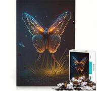 Rompecabezas para Adultos de 1000 Piezas con diseño de Mariposa irreal Juego práctico Actividades Divertidas para Hacer en casa Regalo para Mujeres 50x75cm