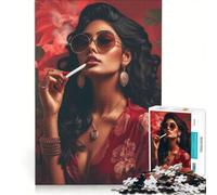 Rompecabezas para adultos de 1000 piezas con diseño de moda india ideal para relajarse interactuar entre padres e hijos formar parte de la colección de artistas y disfrutar de las bellas artes 50x75cm