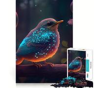 Rompecabezas para Adultos de 1000 Piezas con diseño de pájaros y Burbujas,Corte Fino,Ideal para Entrenar la Mente,Relajarse y divertirse en cumpleaños (38x52cm)