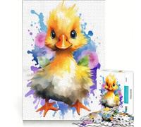 Rompecabezas para Adultos de 1000 Piezas con diseño de Patito Adorable Juego práctico Que fomenta el análisis y la lógica Regalo Ideal para Amigos y Familiares 38x52cm