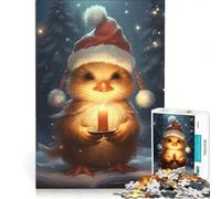Rompecabezas para Adultos de 1000 Piezas con diseño de patitos navideños y Animales, Juegos educativos, desafiantes y de dificultad Alta, cumpleaños 50x75cm