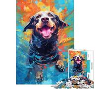 Rompecabezas para Adultos de 1000 Piezas con diseño de Perro Submarino Ayuda a ejercitar el Cerebro Regalos para Mujeres Juguetes antiestrés para Mayores de 14 años Juego de Rompecabezas 50x75cm