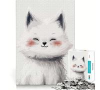 Rompecabezas para Adultos de 1000 Piezas con diseño de una Sonrisa Felina Encantadora Ideal para Jugar,Relajarse o como Regalo de cumpleaños 38x26cm