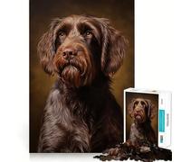 Rompecabezas para Adultos de 1000 Piezas con Forma de Grifo de Pelo Duro Juego de concentración Mental Manualidad de Corte de Alta precisión Actividad para Fortalecer los Lazos Familiares (38x26cm)