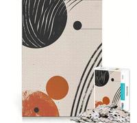 Rompecabezas para Adultos de 1000 Piezas con Formas geométricas abstractas, lámina artística, Juego Educativo, Actividades Divertidas para Hacer en casa, Ideal para cumpleaños y Navidad 38x52cm