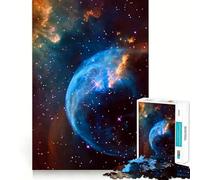 Rompecabezas para Adultos de 1000 Piezas con Hermosa Nebulosa Espacial,Bordes, Juego Inteligente,Regalo,Juego de Ocio navideño,Arte (38x26cm)