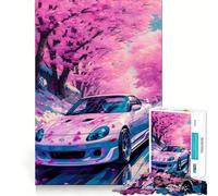 Rompecabezas para Adultos de 1000 Piezas con Hermosos Autos,Corte preciso,Divertido Juego Mental,Regalo para Relajarse y divertirse,decoración navideña para la Pared (50x75cm)