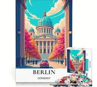 Rompecabezas para Adultos de 1000 Piezas con los Lugares emblemáticos de Berlín Que no te Puedes Perder Juego Interactivo para Padres e Hijos cumpleaños y Navidad 38x26cm