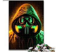 Rompecabezas para Adultos de 1000 Piezas con máscaras, tamaño 50x75cm, Ideal para Halloween, Navidad y cumpleaños.