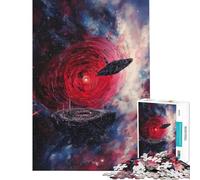 Rompecabezas para Adultos de 1000 Piezas con Naves espaciales y nebulosas Juego Familiar Ideal para Regalar a Mujeres cumpleaños y Navidad (tamaño 50x75cm)