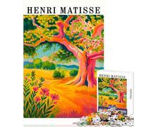 Rompecabezas para Adultos de 1000 Piezas con Paisaje de Henri Matisse Rompecabezas de 1000 Piezas para Juegos relajantes Gran Regalo para Juegos Durante Las Vacaciones en casa para Matar el Tiempo