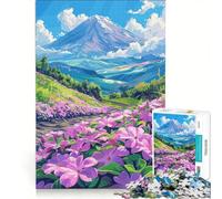 Rompecabezas para Adultos de 1000 Piezas con Paisaje del Monte Fuji, Juego Educativo, Mejora la Memoria, cumpleaños y Navidad 50x75cm