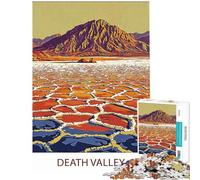 Rompecabezas para Adultos de 1000 Piezas con Paisaje del Valle de la Muerte Rompecabezas para Adultos Actividades Familiares Un Reto para completar 38x52cm