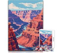 Rompecabezas para Adultos de 1000 Piezas con paisajes del Gran Cañón, Juego Educativo, Regalo de cumpleaños, Regalo de Amigo Secreto, tamaño 50x75cm
