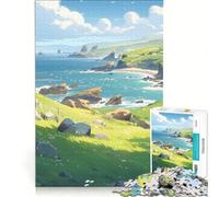 Rompecabezas para Adultos de 1000 Piezas con paisajes primaverales Un Juego Tranquilo y práctico Que relaja la Mente y es Ideal para Decorar el Escritorio 38x26cm