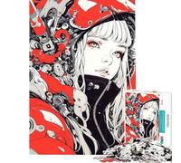 Rompecabezas para Adultos de 1000 Piezas con Personajes Femeninos Cyberpunk Juegos Familiares para Adultos Difíciles y Divertidos Actividades para Hacer en casa (tamaño 38x52cm)