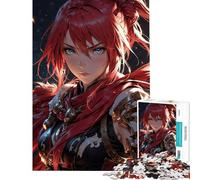 Rompecabezas para Adultos de 1000 Piezas con Personajes Femeninos de Anime Rompecabezas para Adultos Juegos relajantes decoración de Pared cumpleaños y Navidad (tamaño 38x26cm)