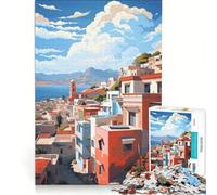 Rompecabezas para Adultos de 1000 Piezas con Pintura al óleo de LA Paz, Juegos relajantes, ejercita tu Cerebro y Tus Manos, cumpleaños y Navidad 38x52cm