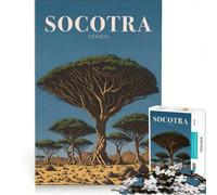 Rompecabezas para Adultos de 1000 Piezas con póster de Viaje a Yemen, Juegos Familiares, Interesante para Reducir el estrés, colección de Artistas, Bellas Artes 50x75cm