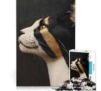 Rompecabezas para Adultos de 1000 Piezas con Retrato de Gato Bombay Dorado, Juguete Decorativo para Pared, decoración Perfecta, cumpleaños 50x75cm